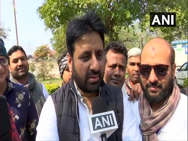 AAP MLA from Okhla Amanatullah Khan speaking to ANI in New Delhi on Tuesday.