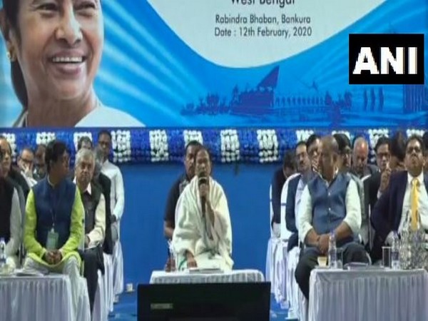 West Bengal Chief Minister Mamata Banerjee speaking at an event in Bankura on Wednesday.