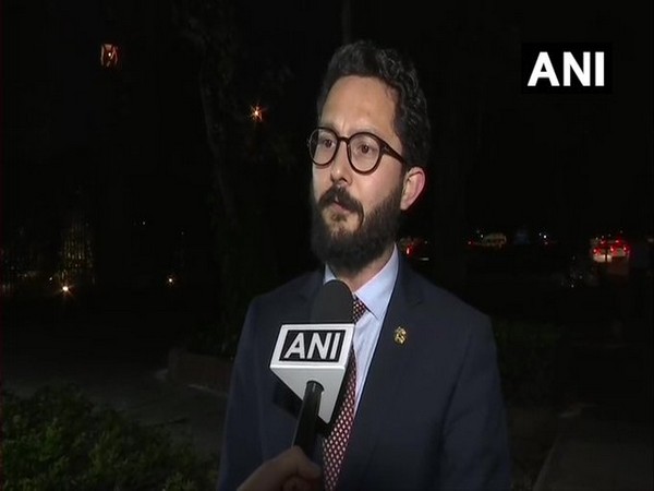 Afghanistan Envoy Tahir Qadri speaking to ANI on Friday. 