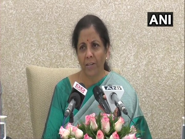 Nirmala Sitharaman addressing a press conference on Saturday [Photo/ANI]