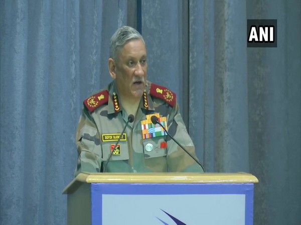 Chief of Defence Staff Bipin Rawat addresses a seminar in New Delhi on Friday [Photo/ANI]