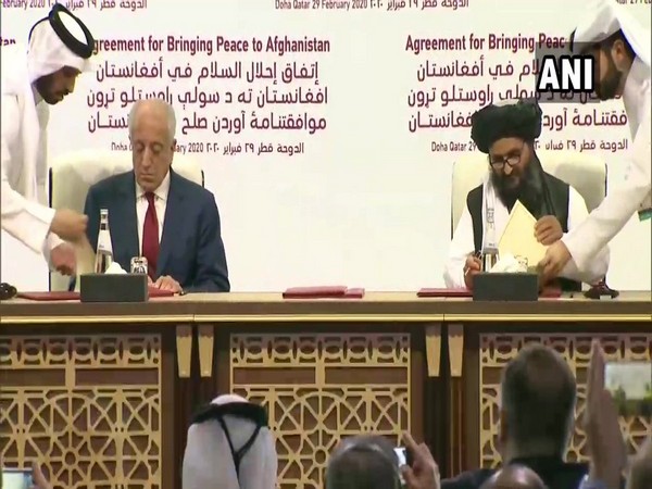 United States of America and Taliban signed 'agreement for bringing peace to Afghanistan'.
