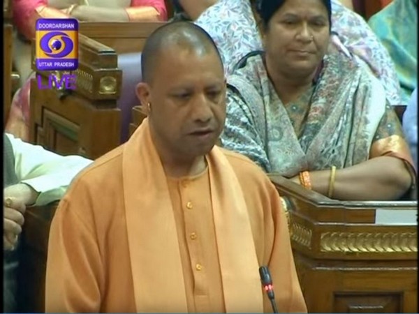 UP Chief Minister Yogi Adityanath while addressing the House on Wednesday [Photo/ANI]