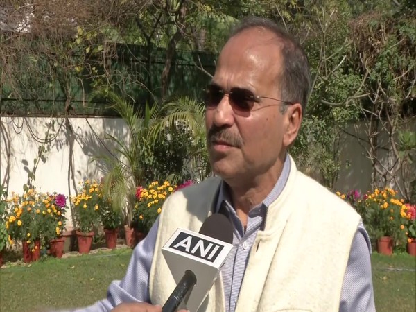 Congress leader Adhir Ranjan Chowdhury speaks to ANI in New Delhi on Wednesday [Photo/ANI]