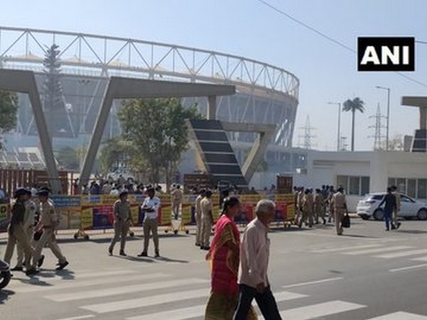 Separate security arrangements have been made for the Ahmedabad airport, Motera stadium and the proposed road-show of Trump and Prime Minister Narendra Modi. Photo/ANI