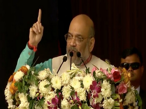 Union Home Minister Amit Shah addresses the 34th Statehood Day Function of Arunachal Pradesh [Photo/ANI]