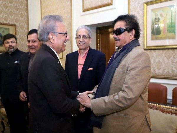Congress leader Shatrughan Sinha met Pakistan President Arif Alvi in Lahore today.