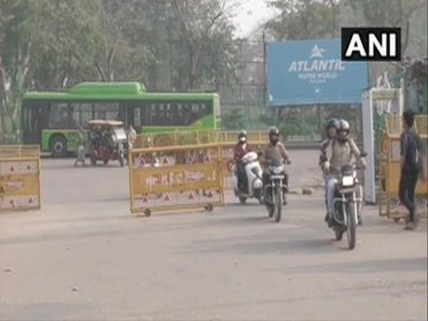 Vehicular movement on Noida-Faridabad road, which was reopened on 21st February. Photo/ANI