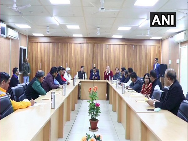 CM Arvind Kejriwal is holding a meeting with the officials and MLAs of the violence-affected areas of the city, at his residence. [Photo/ANI]