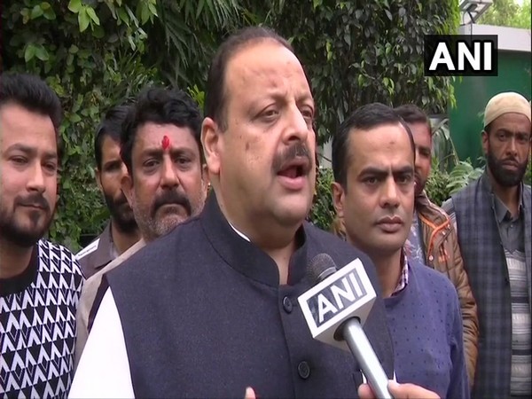 NC Leader Davinder Rana speaking to ANI in Jammu on Friday. Photo/ANI