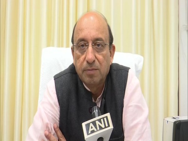 Uttar Pradesh Health Minister Jai Pratap Singh speaking to reporters on Thursday. Photo/ANI