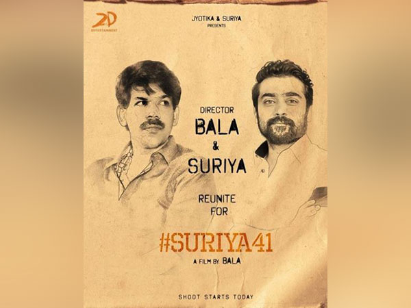 Announcement poster of '#Suriya41' (Image source: Instagram)