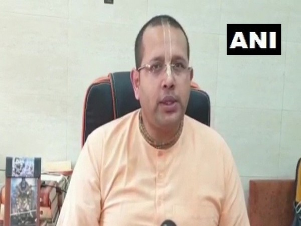 Saurabh Das, PRO of Vrindavan Iskcon Temple in Mathura speaking to ANI on Thursday