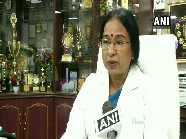 R. Jayanthi, Dean, Rajiv Gandhi Govt General Hospital, Chennai speaks to ANI on Thursday [Photo/ANI]