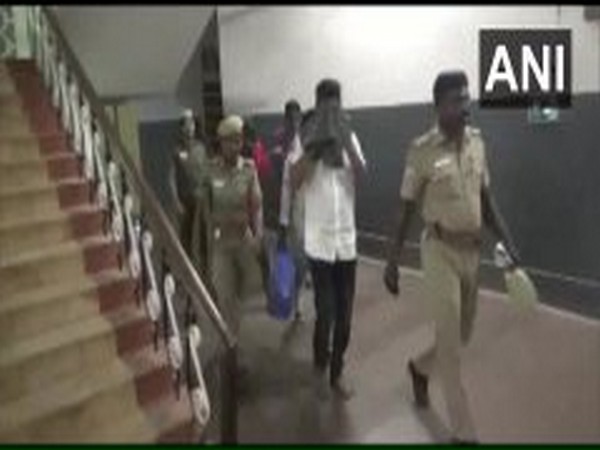 The accused in the case being taken to court by the police. Photo/ANI
