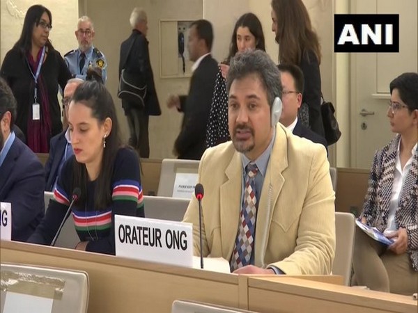 Senge H Sering, President of Gilgit Baltistan Studies speaking at the UNHRC in Geneva