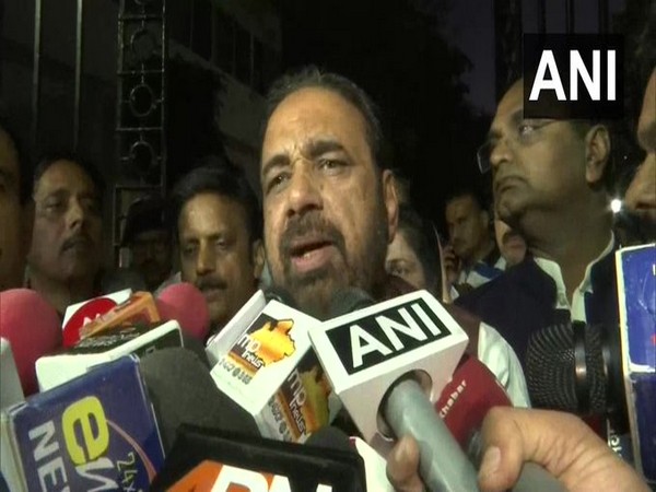 BJP leader Gopal Bhargava speaking to reporters in Bhopal. Photo/ANI