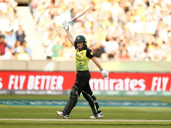 Australia's opening batswoman Alyssa Healy in action against India (Photo/ T20 World Cup Twitter)
