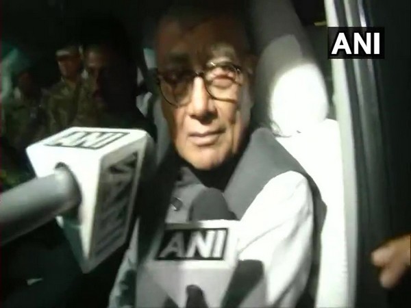 Congress leader Digvijaya Singh talking to reporters in Bhopal, Madhya Pradesh on Tuesday. Photo/ANI
