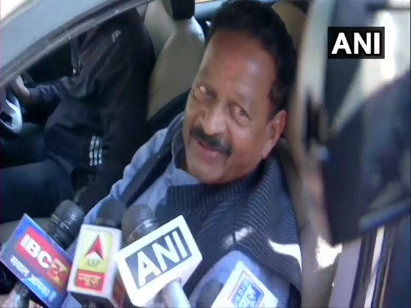 Madhya Pradesh Congress MLA Arjun Singh speaking to reporters on Wednesday. Photo/ANI