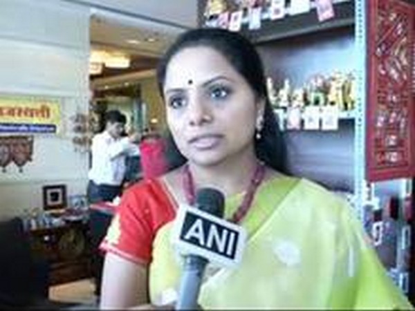 Telangana Rashtra Samithi leader K Kavitha