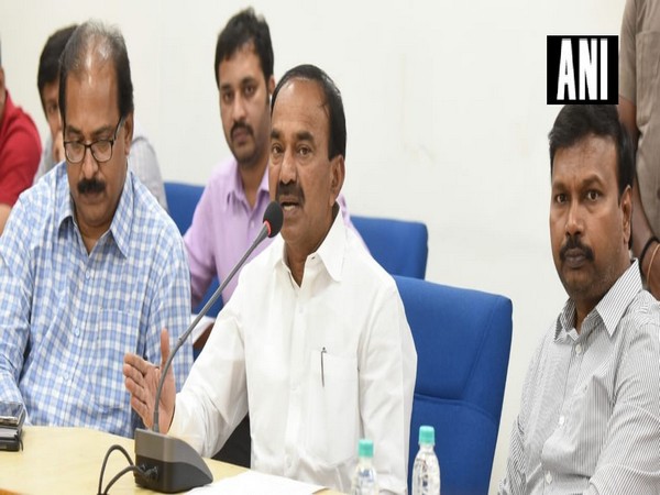 Telangana Health Minister Eatala Rajendra. (Photo/ANI)