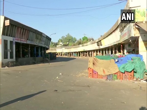 Visual from the closed market in Pune.