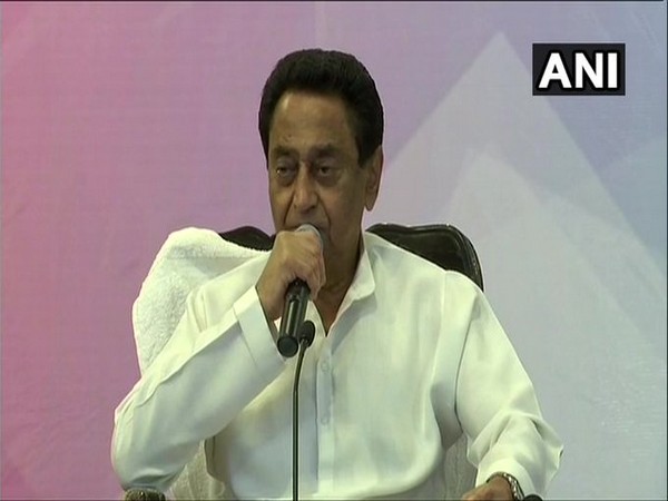 Kamal Nath addresses a press conference in Bhopal [Photo/ANI]