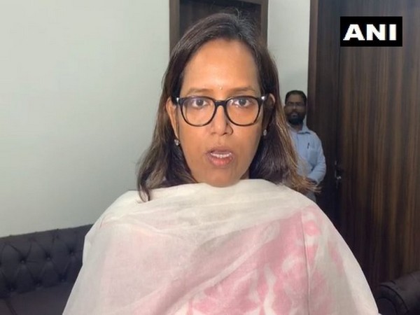 Maharashtra School Education Minister Varsha Gaikwad speaking to media on Saturday. Photo/ANI