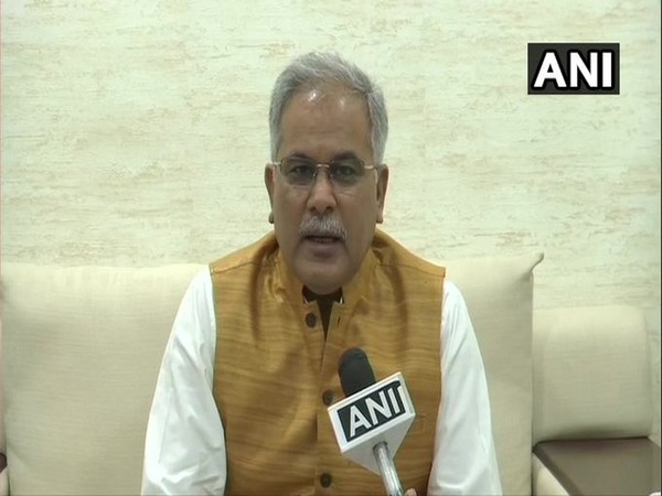 Chattisgarh CM Bhupesh Baghel speaking to ANI on Sunday