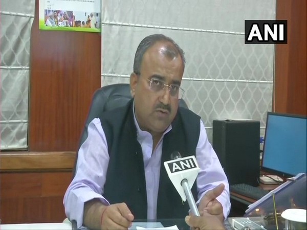 Bihar Health Minister Mangal Pandey while speaking to ANI in Patna on Thursday. Photo/ANI