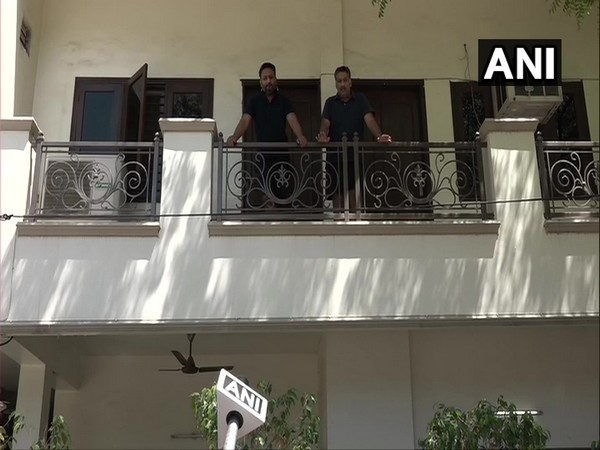 Amit Kapoor (left) speaking to ANI on Sunday in Agra.