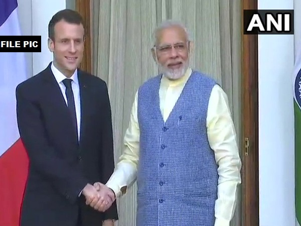 French President Emmanuel Macron and Prime Minister Narendra Modi