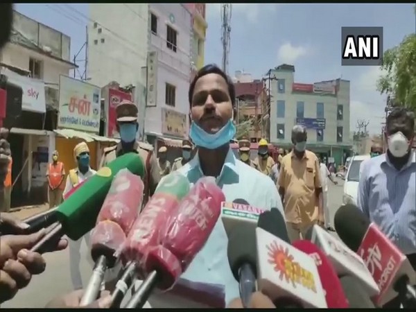 Rameswaram District Collector, Veeraragavarav while speaking to the reporters on Thursday (Photo/ANI)
