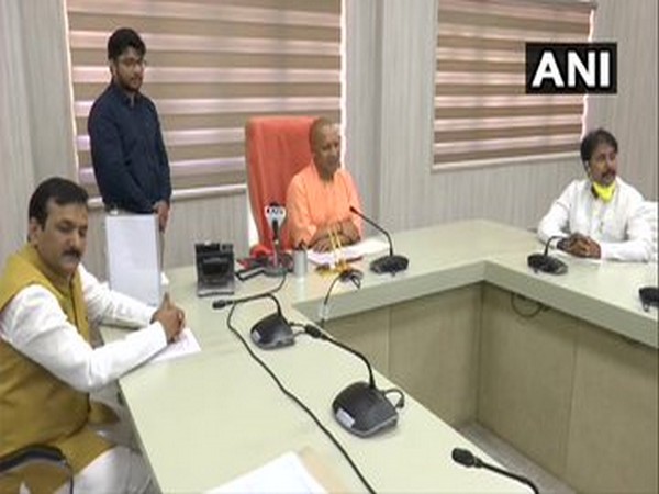 UP Chief Minister Yogi Adityanath interacted with pensioners via video conferencing. 