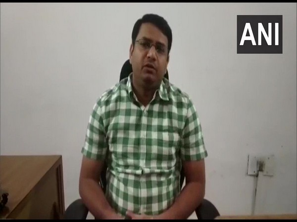 Ujjawal Kumar, Maharajganj District Magistrate speaking about COVID-19 cases. Photo/ANI