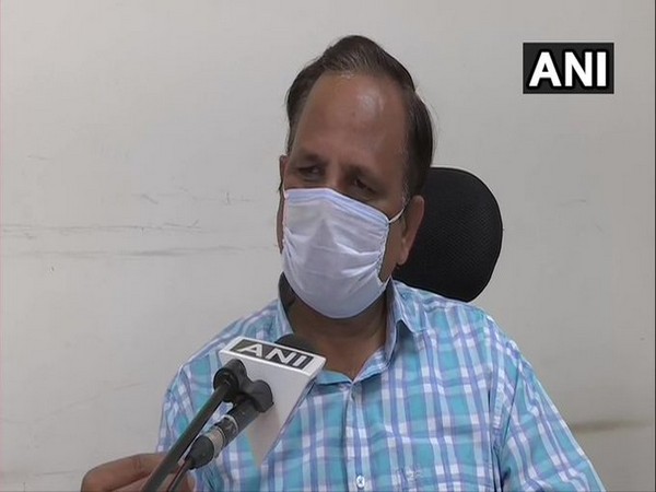 Delhi Health Minister Satyendar Jain speaks to ANI in New Delhi [Photo/ANI]