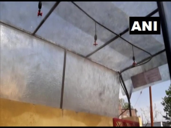 To fight COVID-19 outbreak, Kathua Police installs disinfection tunnel. Photo/ ANI