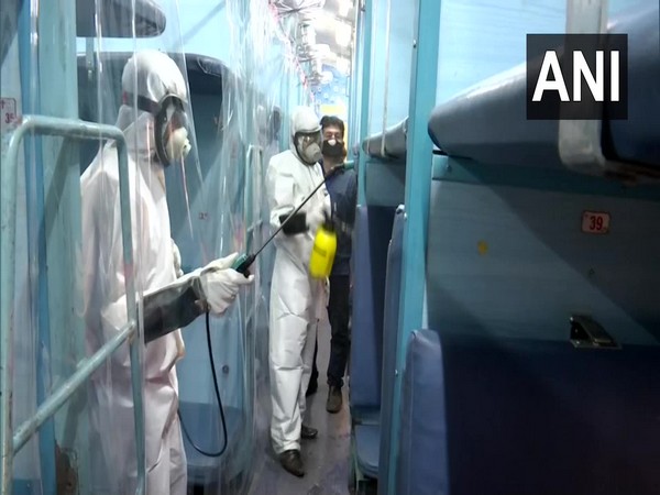 A visual from the isolation coaches in West Bengal. Photo/ANI