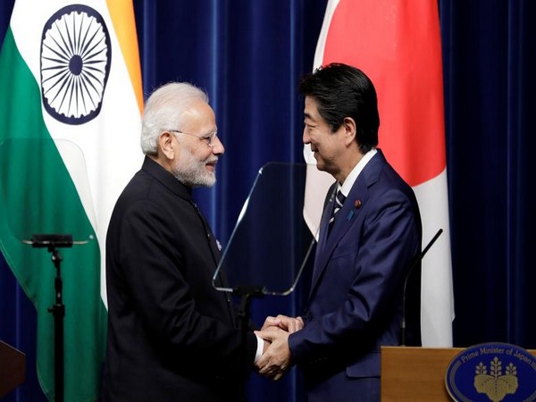 Prime Minister Narendra Modi with his Japanese counterpart Shinzo Abe