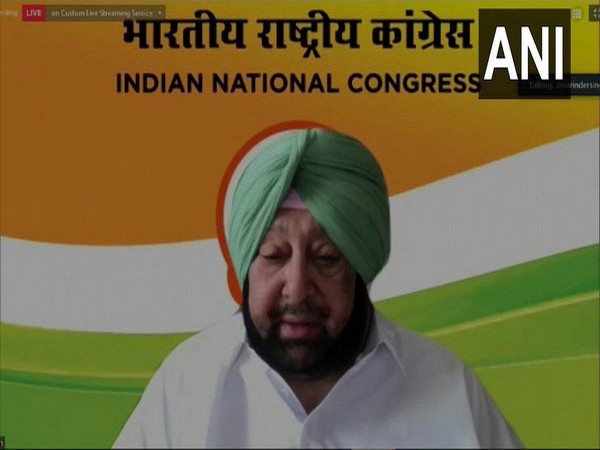 Chief Minister Amarinder Singh during video media conference on Friday. 