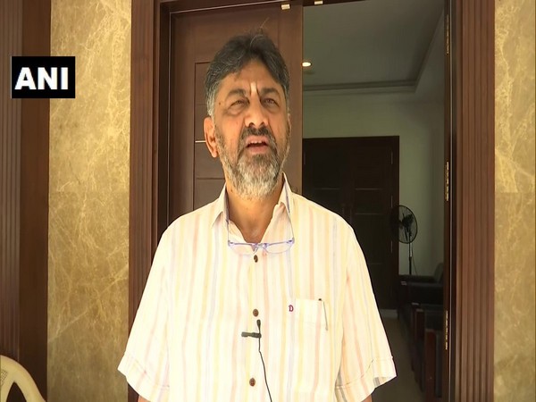 Karnataka Congress Chief D K Shivakumar speaking to ANI on Saturday