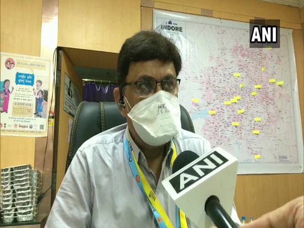 Indore chief medical and health officer Dr Praveen Jadia speaking to ANI on Monday. Photo/ANI