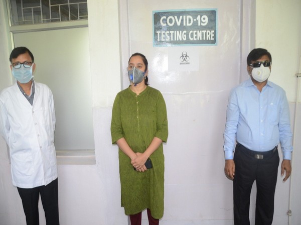 SAIL has set up a COVID-19 testing lab at Rourkela Steel Plant's IGH. Photo/ANI