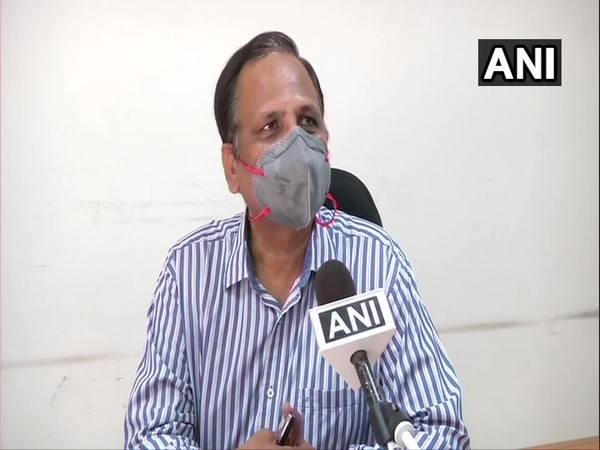 Delhi Health Minister Satyendar Jain speaking to ANI on Thursday [Photo/ANI]