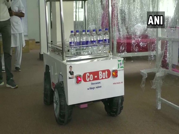  A remote-controlled robot 'Co-Bot' has been developed in West Singhbhum district's Chaibasa [Photo/ANI]