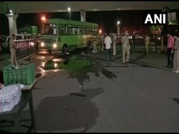 These students reached their home state on Friday. They underwent health screening at Swar Gate bus stand.