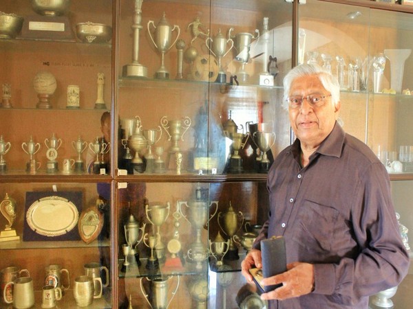 Former Indian footballer Subimal Goswami (Photo/ AIFF Twitter) 