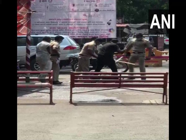 A still from the video.