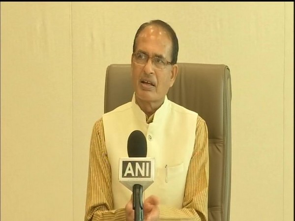 Madhya Pradesh Chief Minister Shivraj Singh Chouhan speaking to reporters on Tuesday. Photo/ANI
